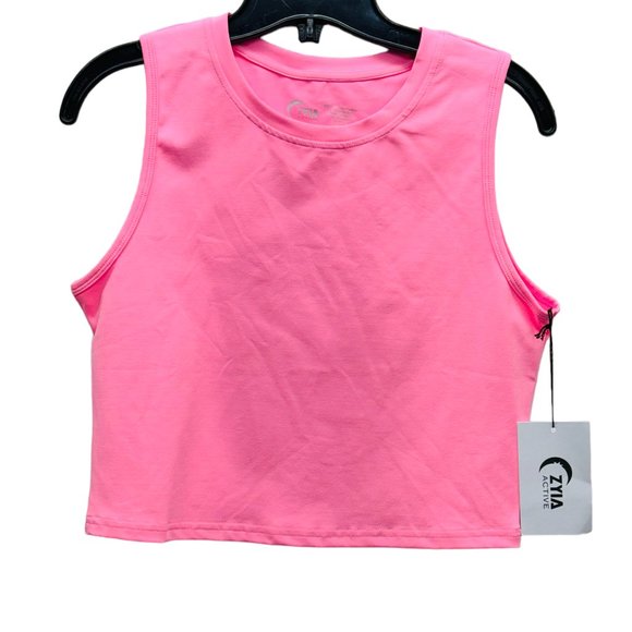 Zyia Active Women’s Sleeveless Shirt Sports Stretchable Top Pink - Size XL - Picture 1 of 5